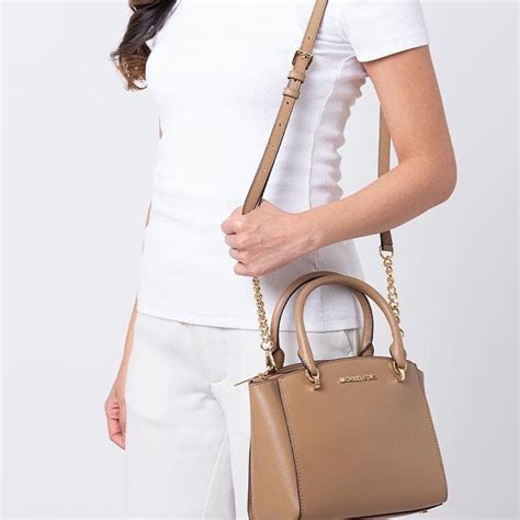 michael kors ellis small convertible satchel|Michael Kors Women's Ellis Small Convertible Leather Satchel .